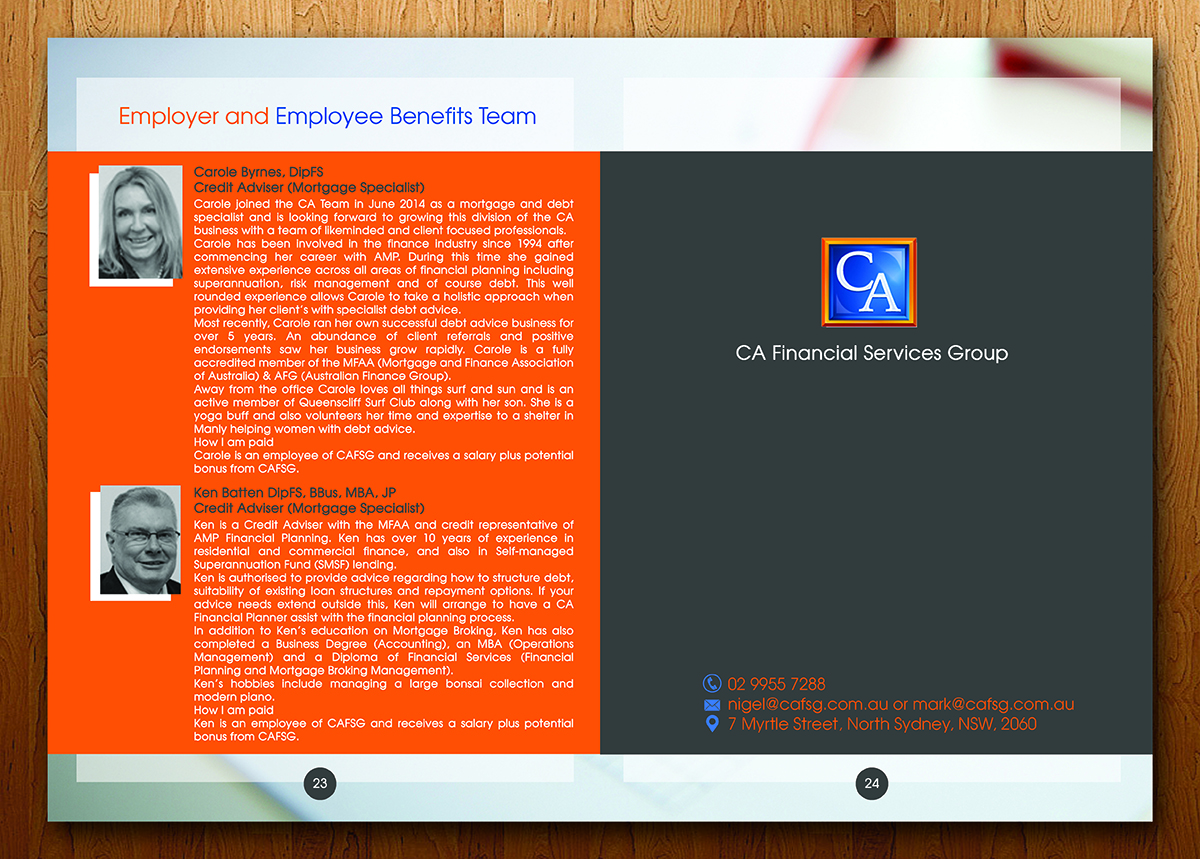 Brochure Design by MOATAZ AZAB for this project | Design #5662410