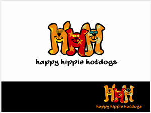 Logo Design by Anton@Lehnz for Happy Hippie Hotdogs / Happy Jacks Food Co.  | Design #290973