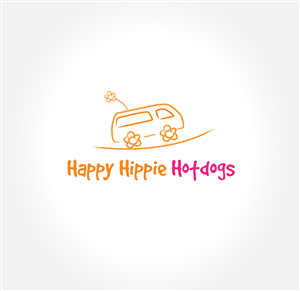 Design de Logo par Hiccups Design pour Happy Hippie Hotdogs / Happy Jacks Food Co.  | Design : #294083