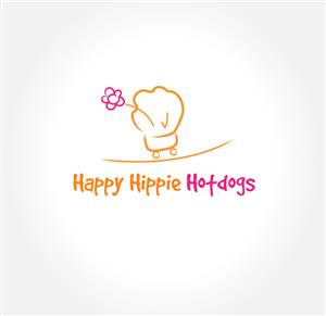 Design de Logo par Hiccups Design pour Happy Hippie Hotdogs / Happy Jacks Food Co.  | Design : #294084