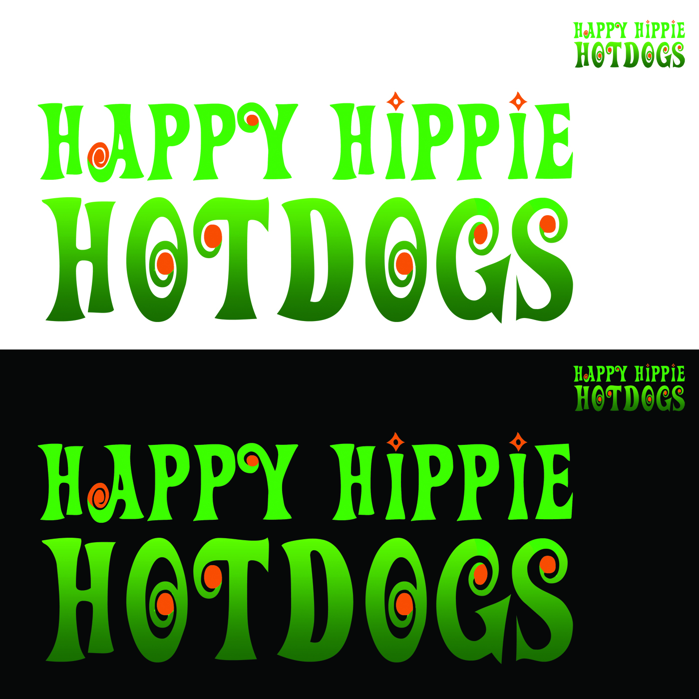 Logo-Design von aDesigner für Happy Hippie Hotdogs / Happy Jacks Food Co.  | Design #304857