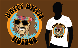 Logo Design by BunnyEgg Design Factory for Happy Hippie Hotdogs / Happy Jacks Food Co.  | Design #304553