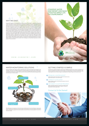 Brochure Design Needed for Water Savings Solutions Company
