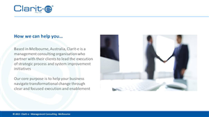 PowerPoint-Design von Mel Benton für Clarit-e Pty Ltd | Design: #5700851
