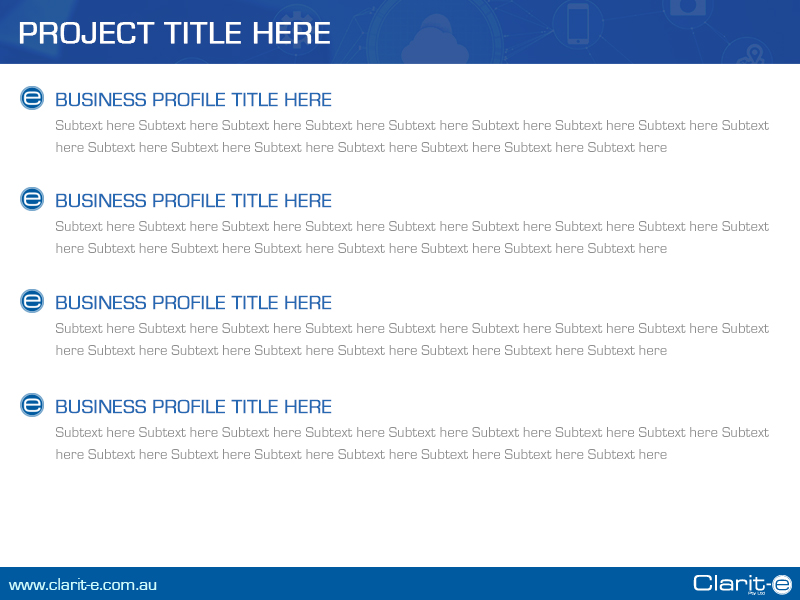 PowerPoint-Design von Best Design Hub für Clarit-e Pty Ltd | Design #5599538