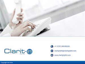 PowerPoint-Design von Best Design Hub für Clarit-e Pty Ltd | Design: #5599606
