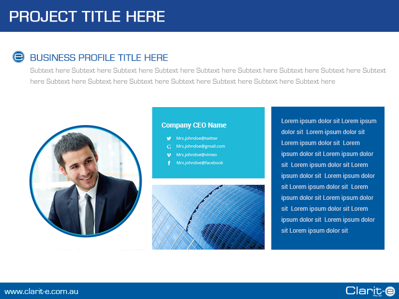 PowerPoint Design by Best Design Hub for Clarit-e Pty Ltd | Design #5599782