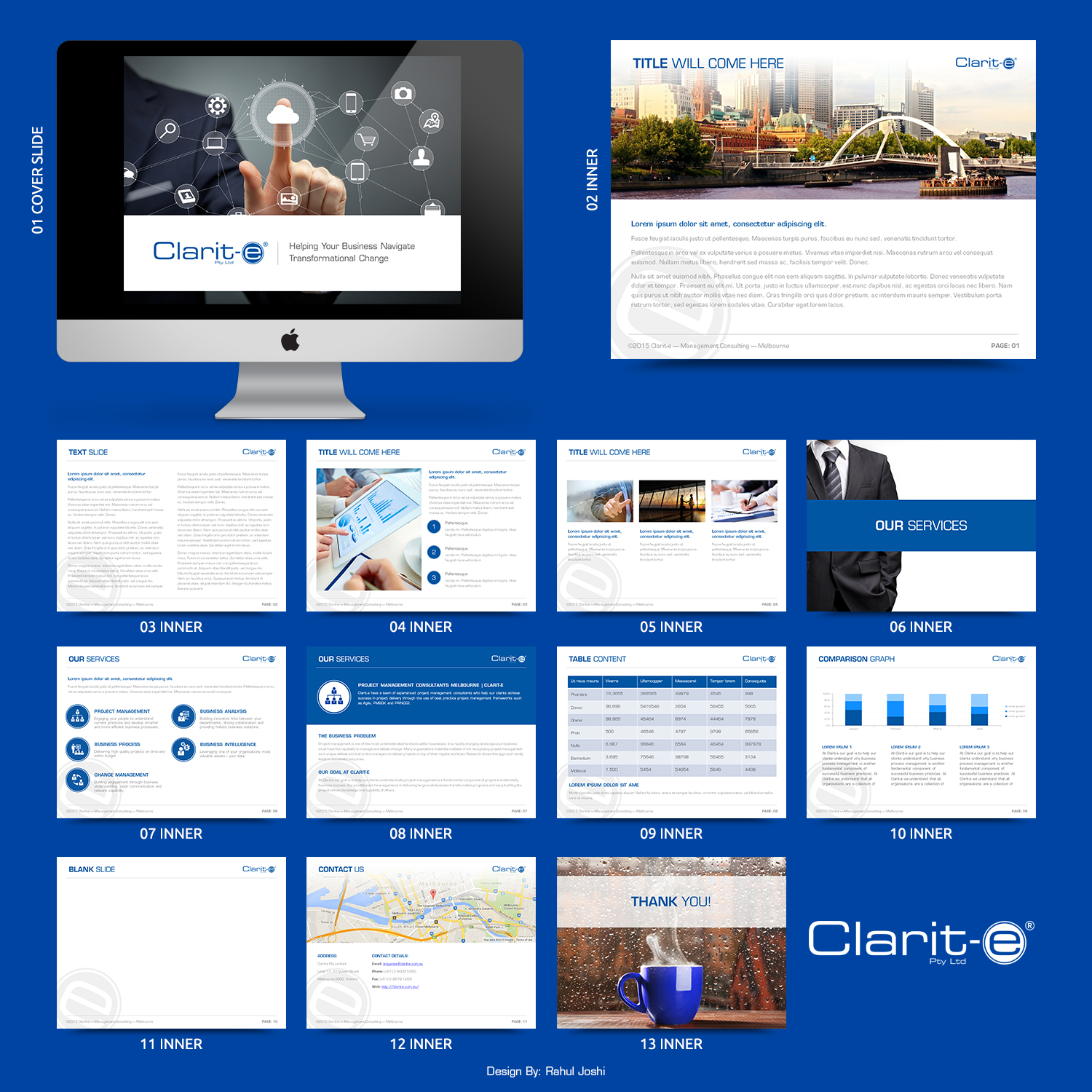 PowerPoint-Design von RahulJoshi für Clarit-e Pty Ltd | Design #5629857
