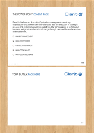 PowerPoint-Design von rkailas für Clarit-e Pty Ltd | Design: #5628149