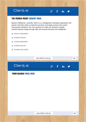 PowerPoint-Design von rkailas für Clarit-e Pty Ltd | Design: #5631515