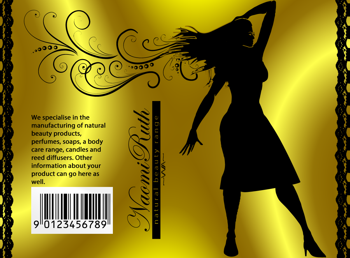 Diseño Gráfico por Flying Spade Graphics para NaomiRuth Natural Beauty Range WA | Diseño #5687406