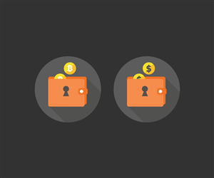 Web Illustrations Wallet Bitcoin Design Project	              | Illustration-Design von tapstudio