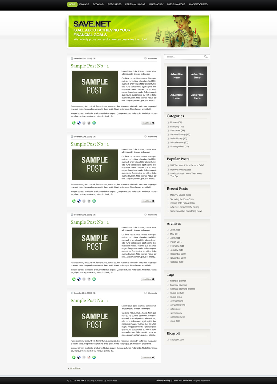 Diseño Wordpress por Lauren para este proyecto | Diseño #309598