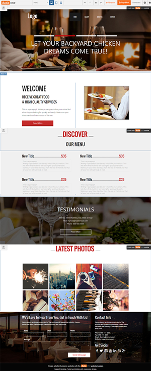 Web Design by iLibart for this project | Design #5608006
