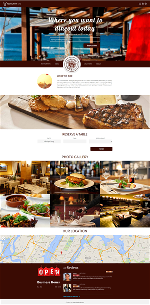 Restaurant website built on Duda’s responsive platform- No coding skills needed  | Web Design by Behriatech