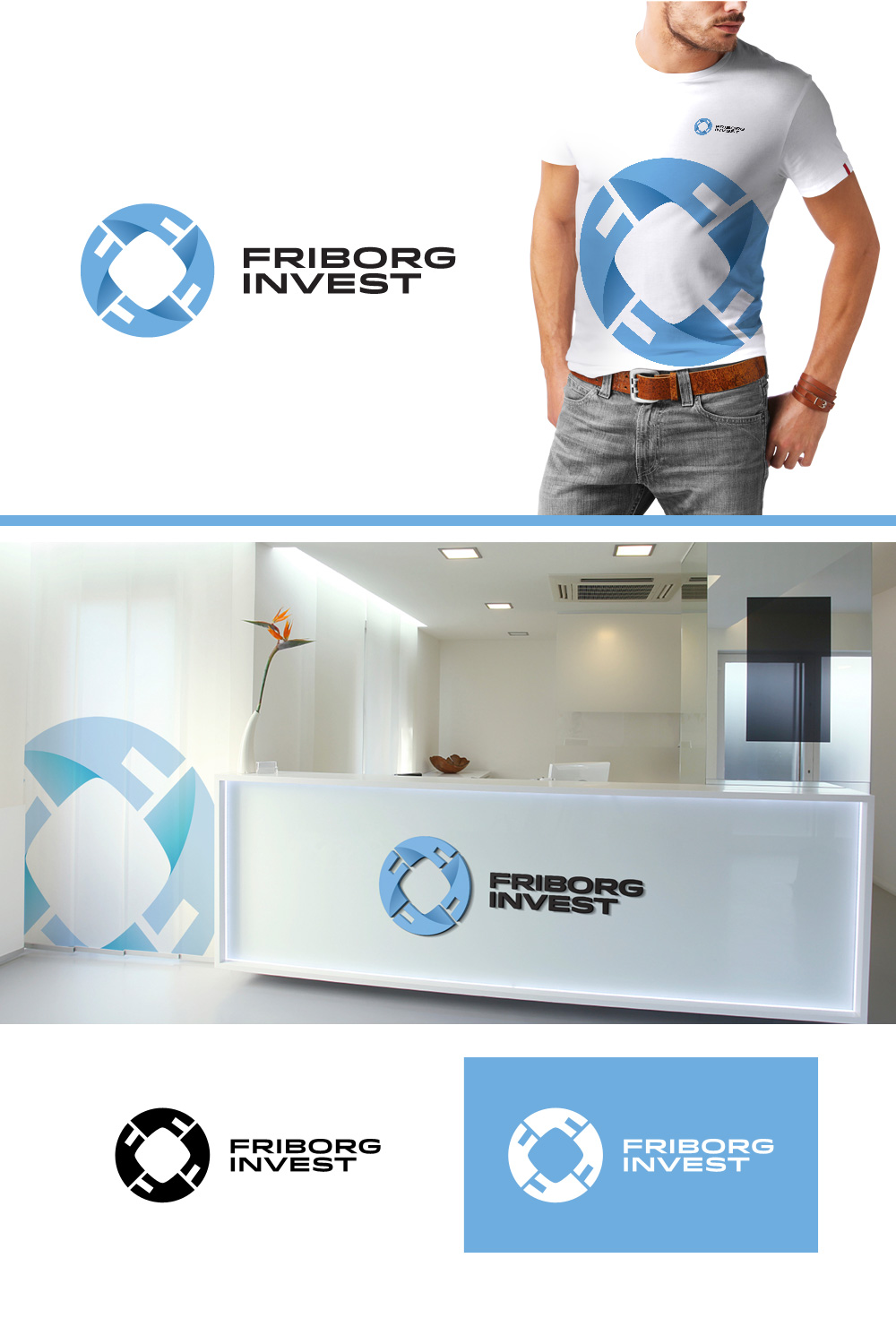 Logo Design by D4Designer for Friborg Invest ApS | Design #5599346