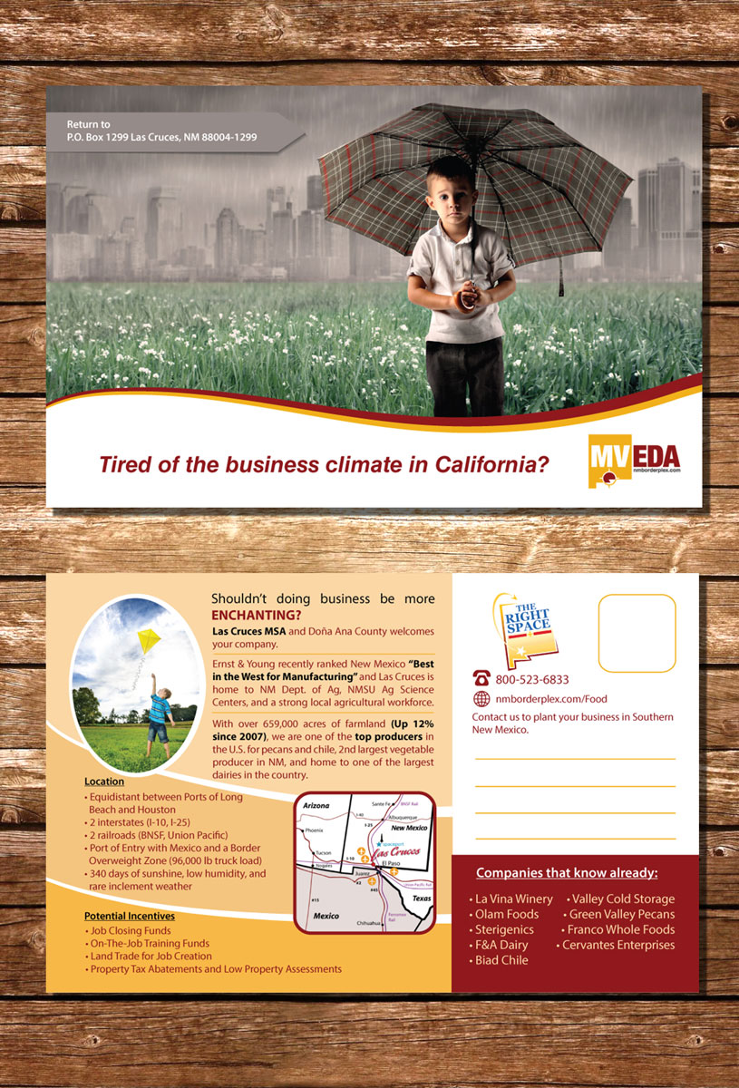 Postcard Design by raluca.b for MVEDA | Design #5718486