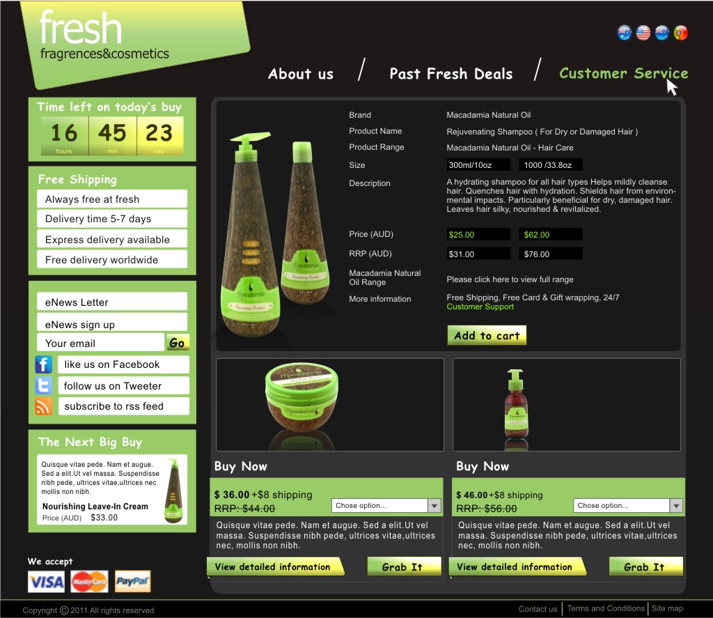 Web Design par Tamara L. pour SimpleNet - Fresh Group | Design #327951
