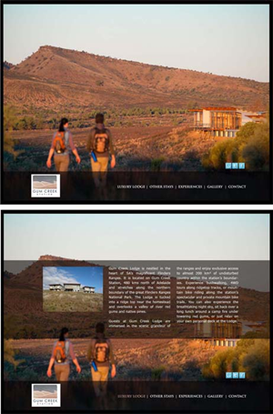 Luxury Eco accommodation needs new website | Web Design by Shikha