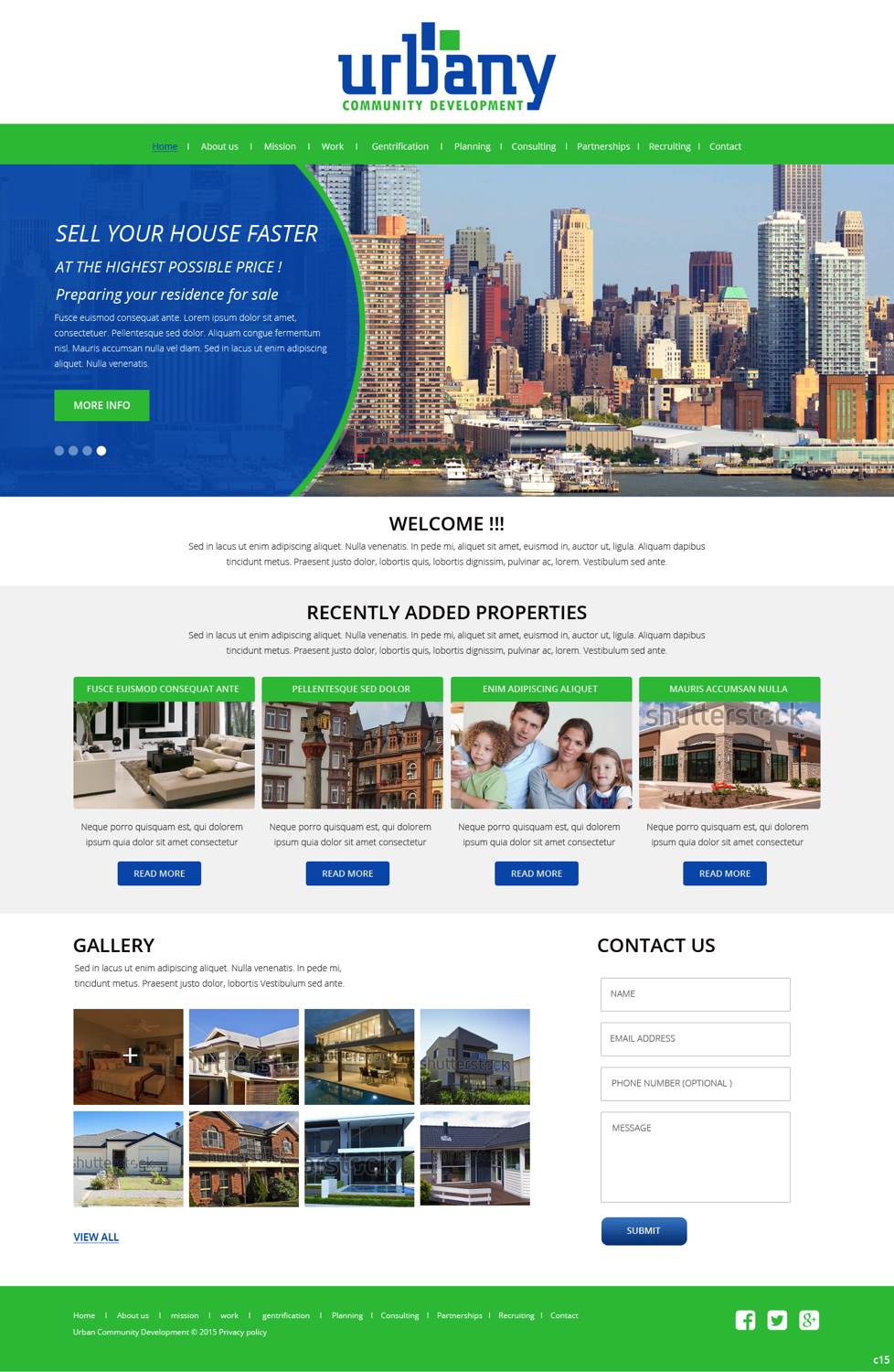 Web Design by pb for Urbany Community Development | Design #5620051