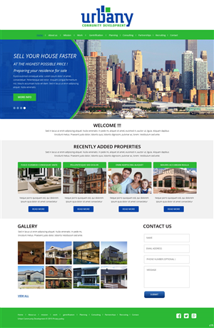 Web Design by pb for Urbany Community Development | Design: #5620051