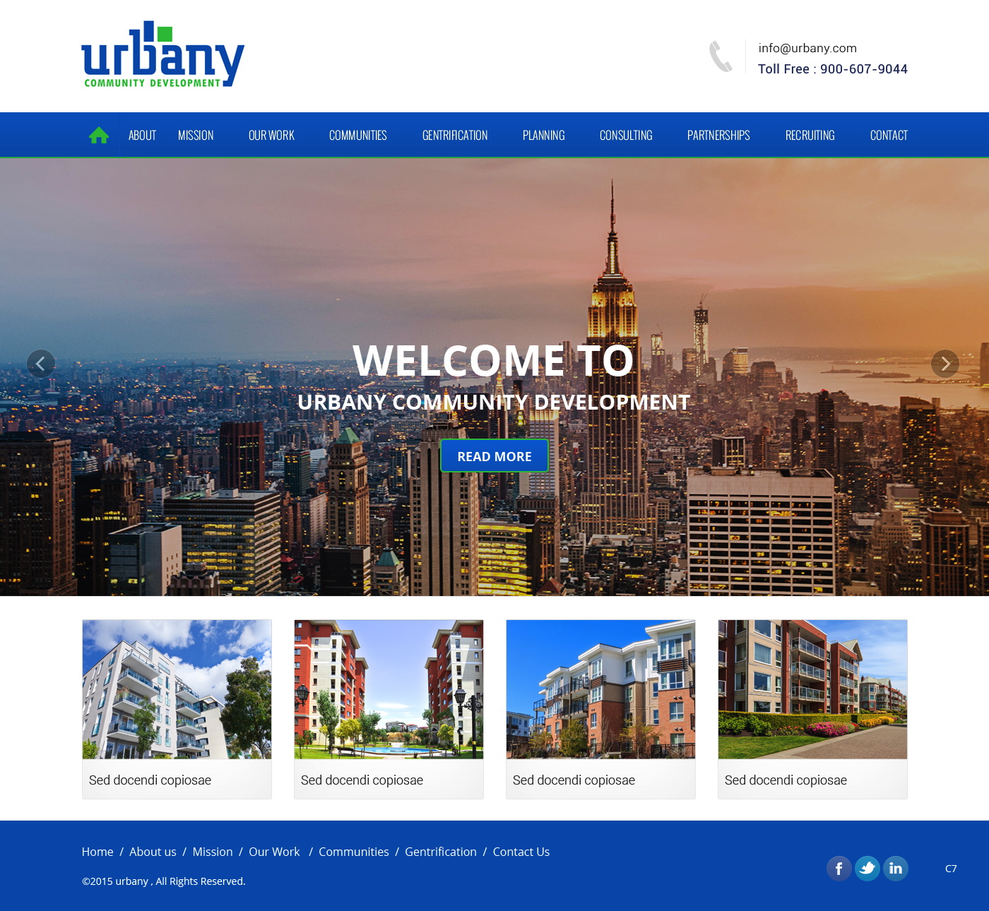 Web Design by pb for Urbany Community Development | Design #5629208