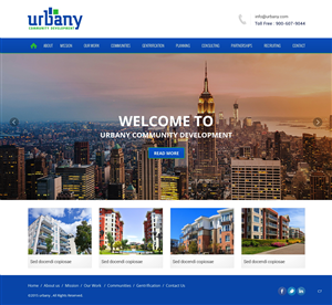 Web Design by pb for Urbany Community Development | Design: #5629208