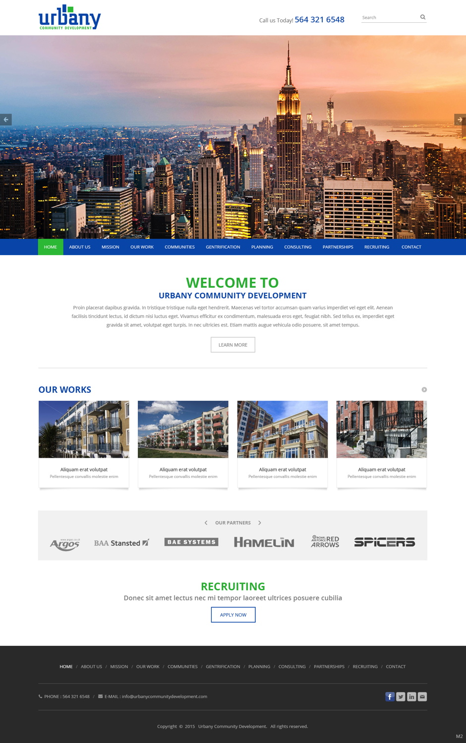 Web Design by pb for Urbany Community Development | Design #5629210