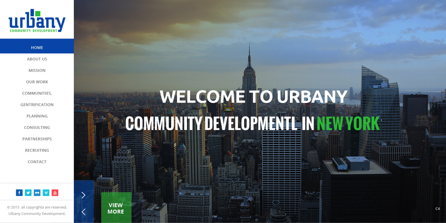Web Design by pb for Urbany Community Development | Design #5629213
