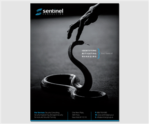 SIMPLE & POWERFUL Full Page Magazine Ad for Security Consultancy