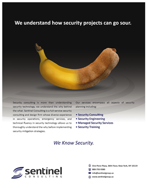SIMPLE & POWERFUL Full Page Magazine Ad for Security Consultancy | Advertisement Design by OMSPlus Creative Solutions