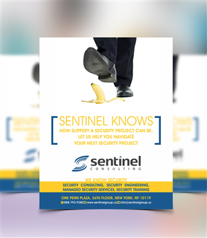 Werbe-Design von cb1318 für Sentinel Consulting, LLC | Design: #5602585