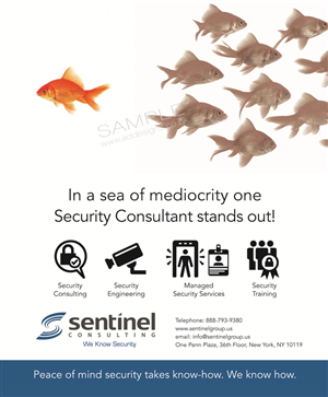 SIMPLE & POWERFUL Full Page Magazine Ad for Security Consultancy | Advertisement Design by the artworks