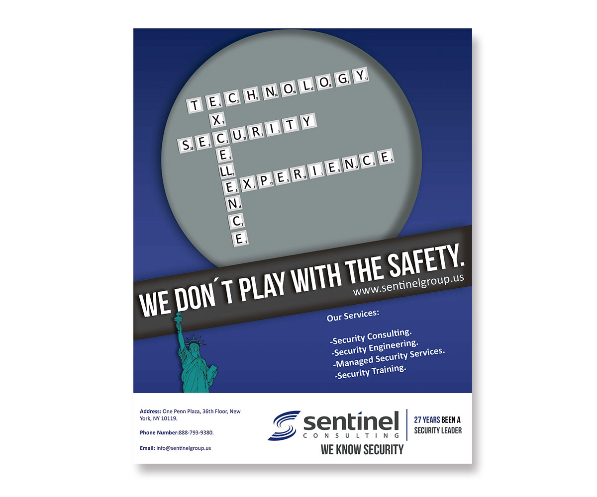 Design Publicitaire par Di Arroyo pour Sentinel Consulting, LLC | Design #5598835