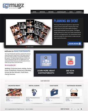 Diseño Wordpress por Expert Designer para Mugz Photobooth | Diseño: #1581978