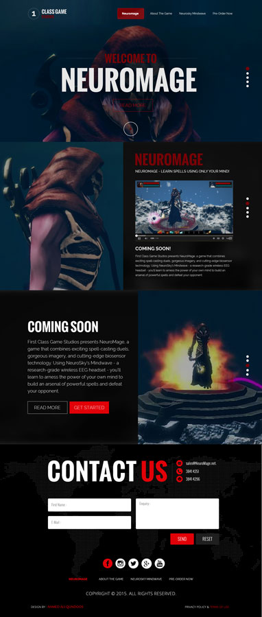 Web Design by Ahmed @li for First Class Ventures, LLC | Design #5716351
