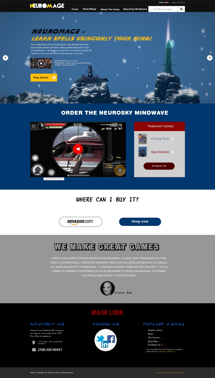 Web Design by the-lion-king for First Class Ventures, LLC | Design #5654985