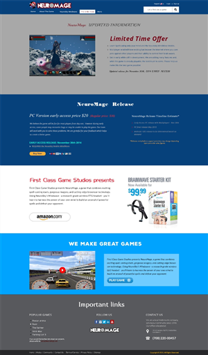 Web Design by the-lion-king for First Class Ventures, LLC | Design: #5674367