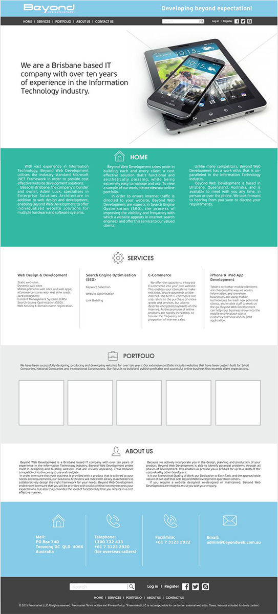 Diseño de Logo por Matei Sergiu para Beyond Web Development Pty Ltd | Diseño #5604643