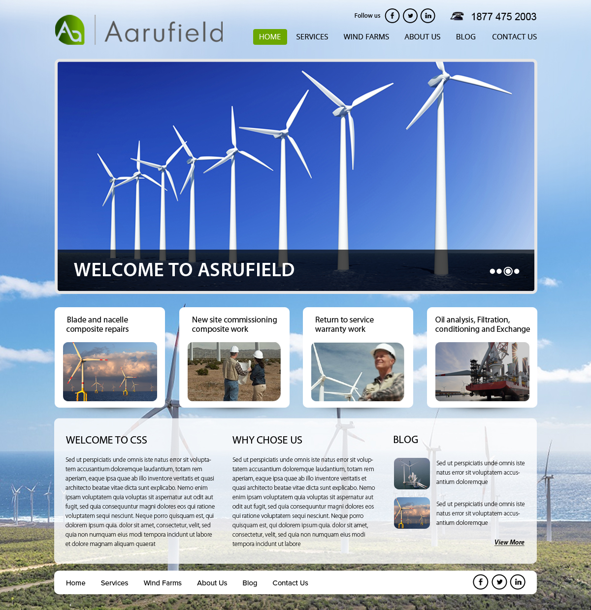 Web Design by OM for this project | Design #5699207