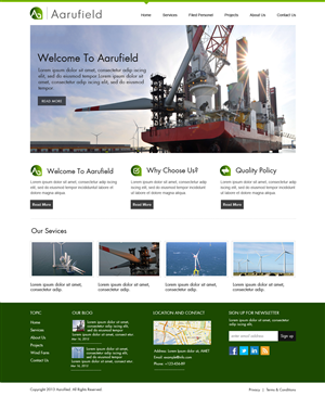 Web Design by OM for this project | Design: #5699235