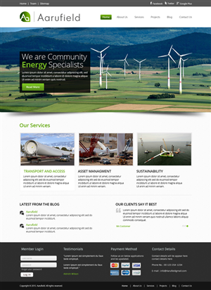 Web Design by OM for this project | Design: #5699277