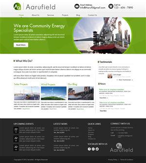 Web Design by OM for this project | Design: #5699300