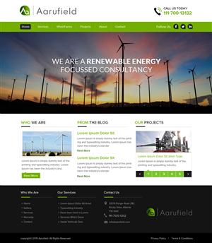 Web Design by OM for this project | Design: #5699345