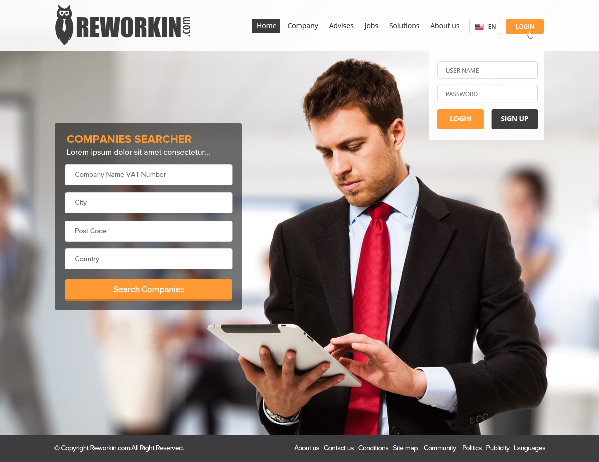 Diseño Web por OM para este proyecto | Diseño #5626332
