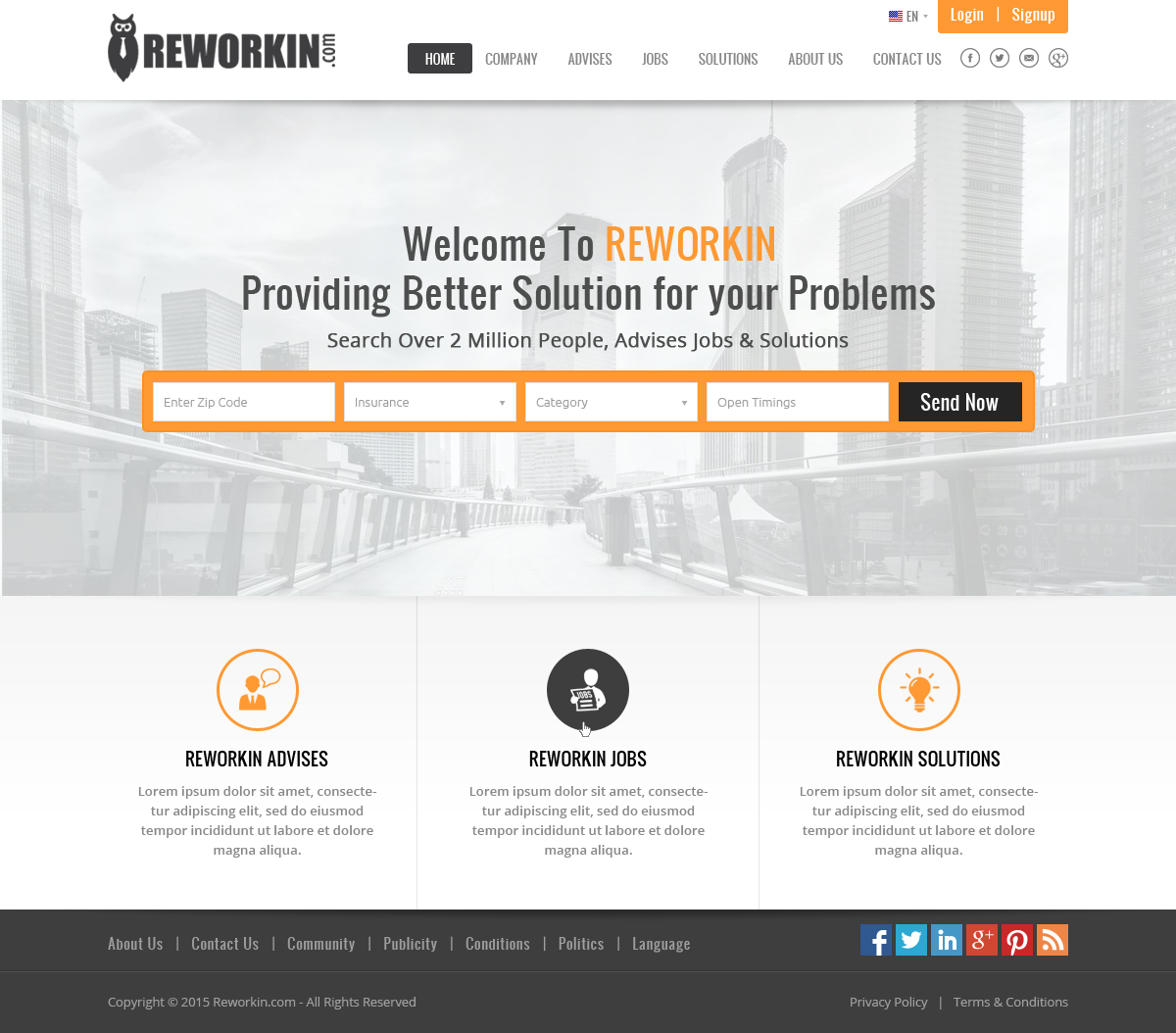 Web Design by OM for this project | Design #5626333