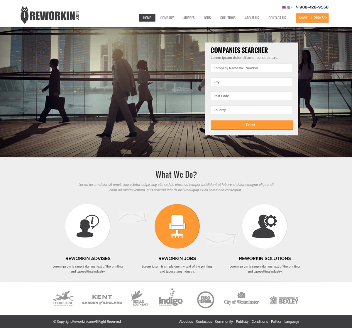 Web Design by OM for this project | Design #5626407