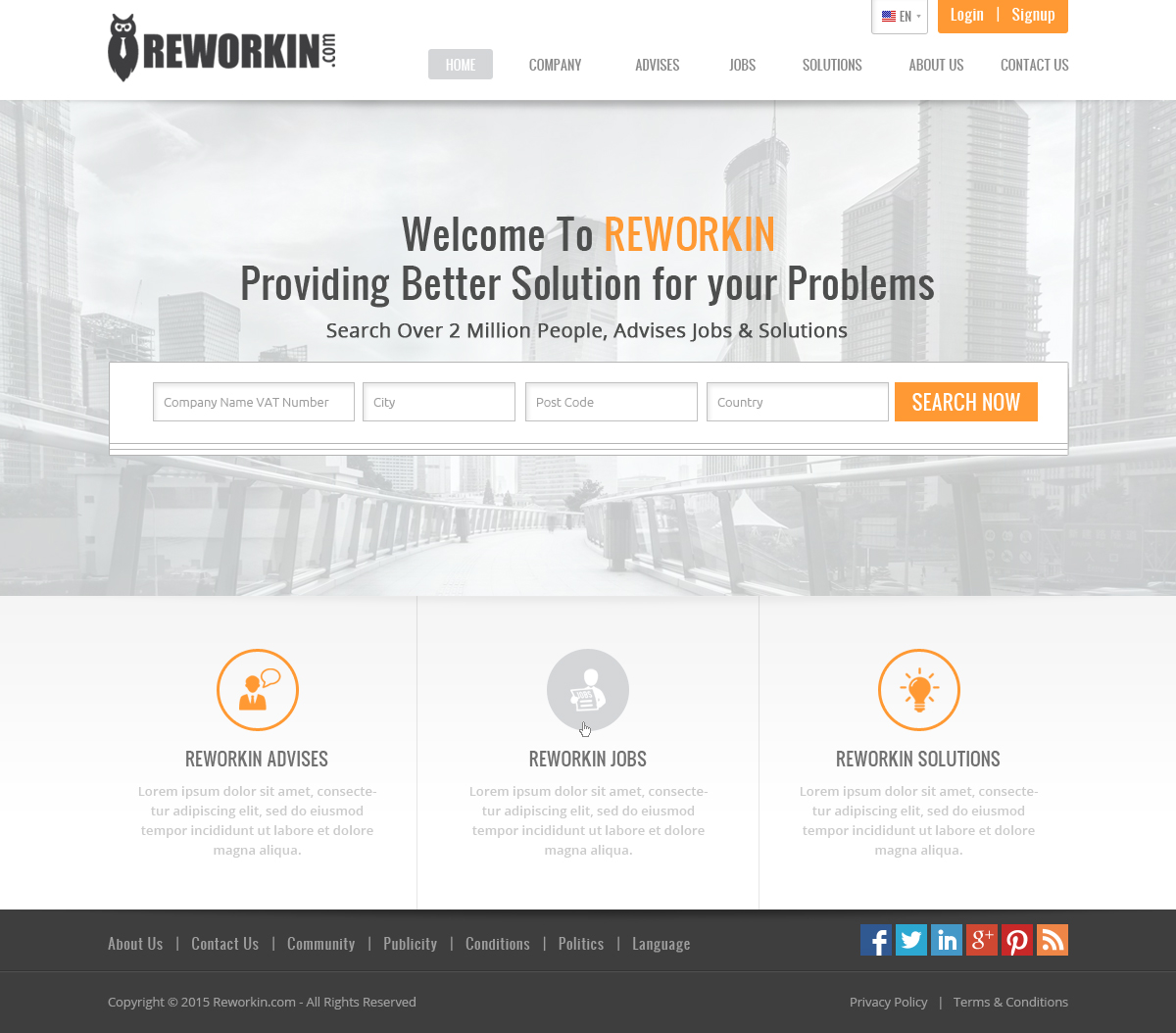 Web-Design von OM für dieses Projekt | Design #5639467