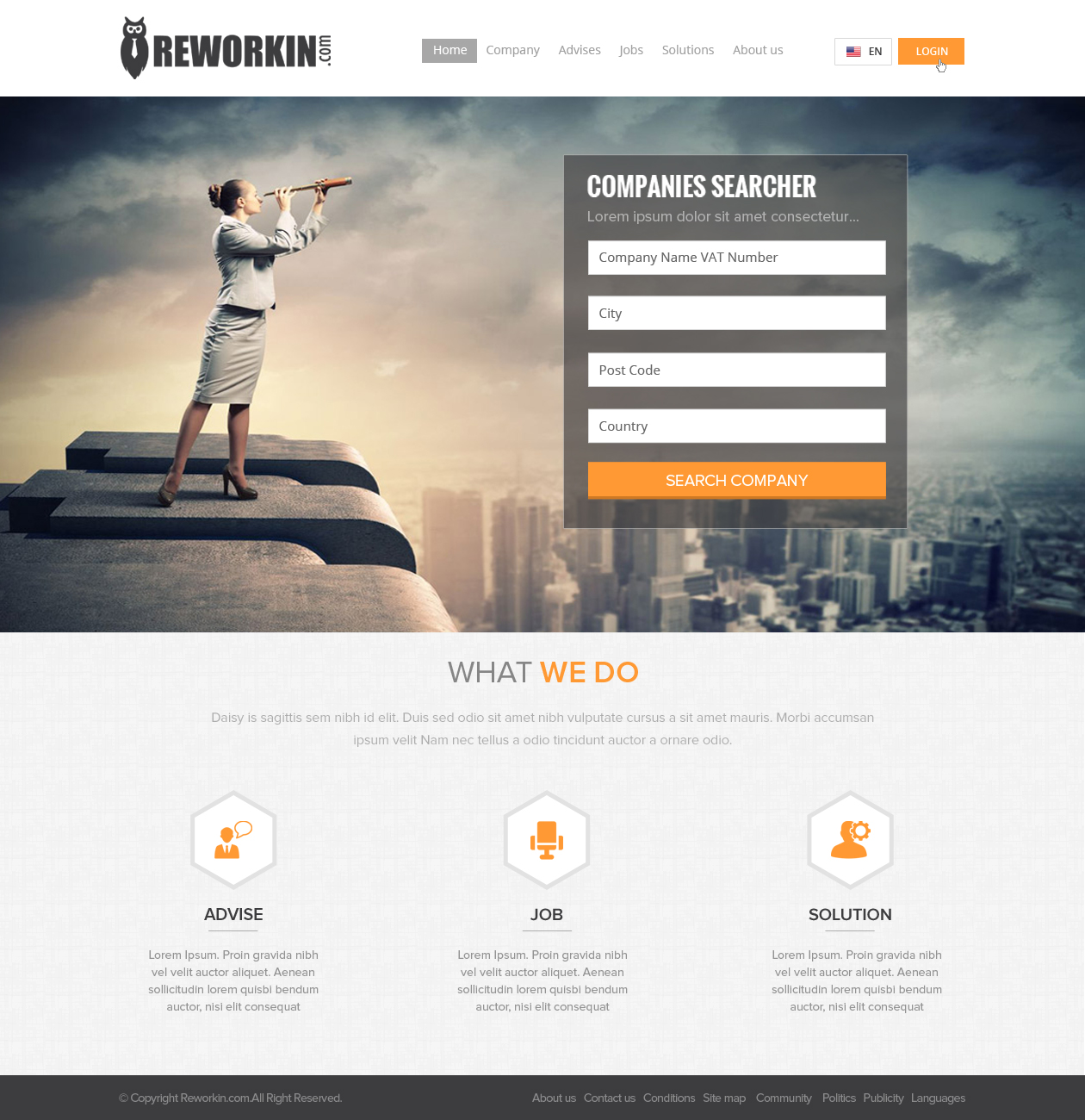 Diseño Web por OM para este proyecto | Diseño #5639488