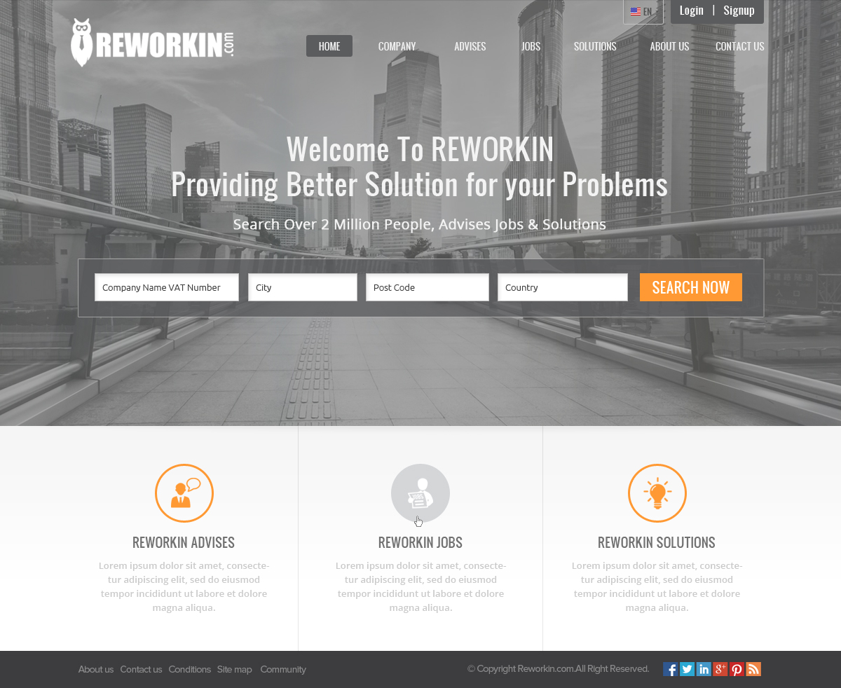 Web Design by OM for this project | Design #5639501